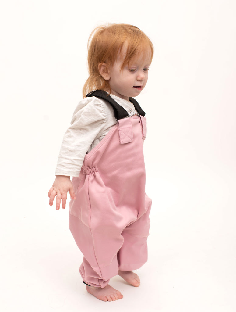 All-Weather Fleece Overalls - Ballet Pink (4Y)