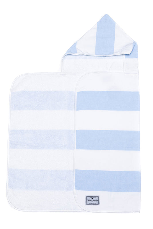 The Reel Kids Hooded Towel - Sky