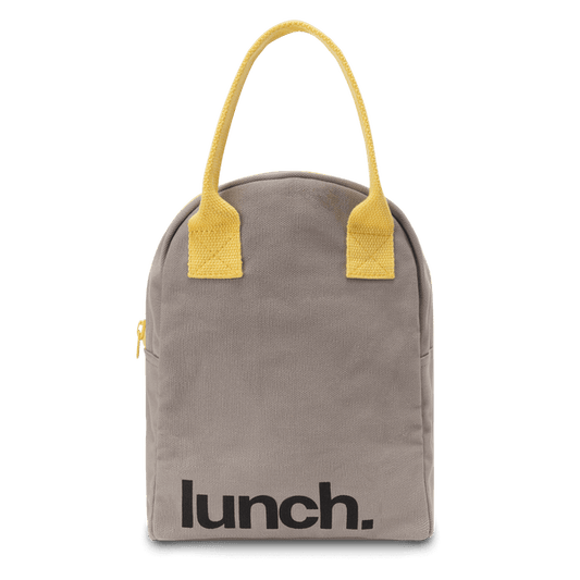 Zipper Lunch - Grey/ Yellow