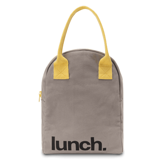 Zipper Lunch - Grey/ Yellow