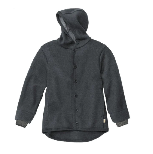 Boiled Wool Jacket - Anthracite
