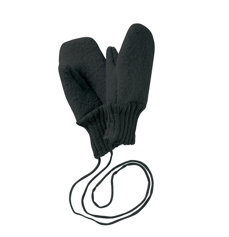 Boiled Wool Gloves - Anthracite