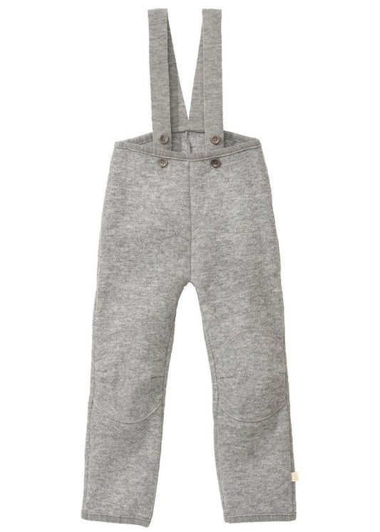 Boiled Wool Trousers - Grey