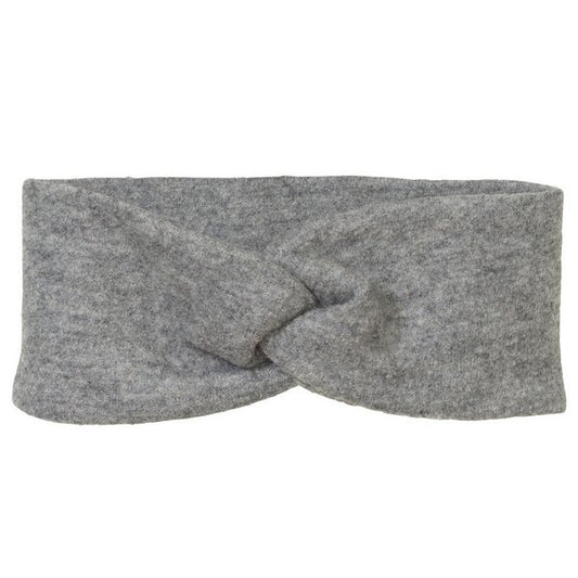 Children's Lightweight Boiled Wool Headband- Grey