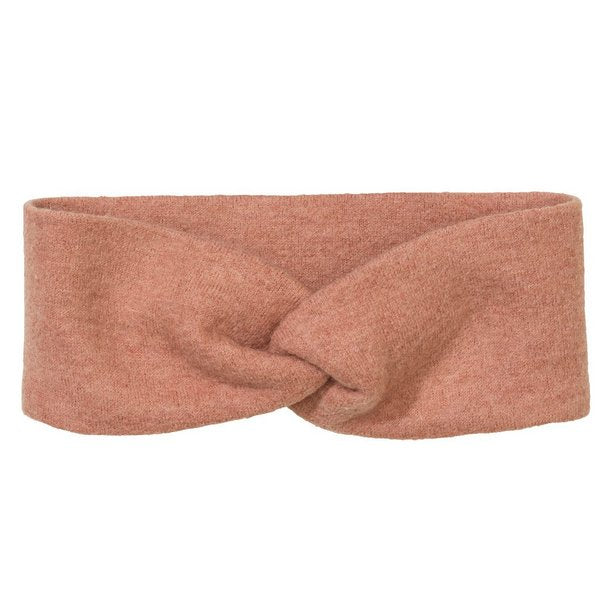 Children's Lightweight Boiled Wool Headband- Rosé