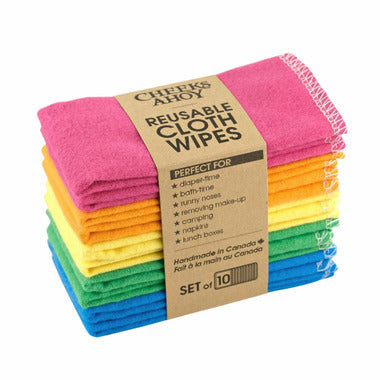 Cloth Wipes 10pk - Rainbow