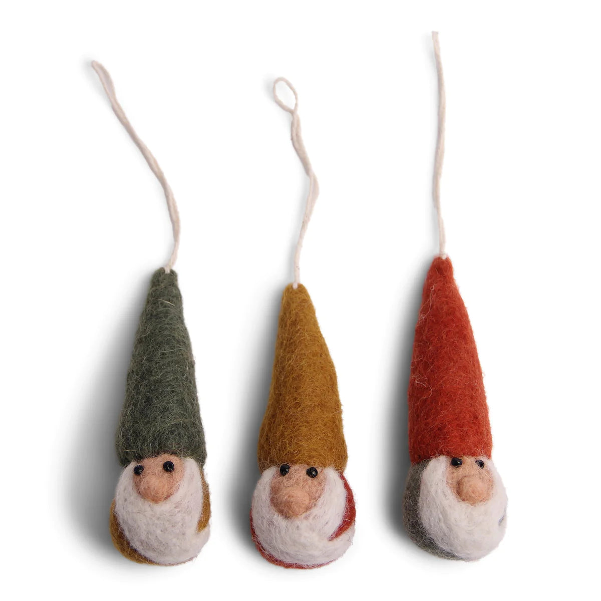 Colourful Gnomes - Christmas Ornaments (Set of 3)