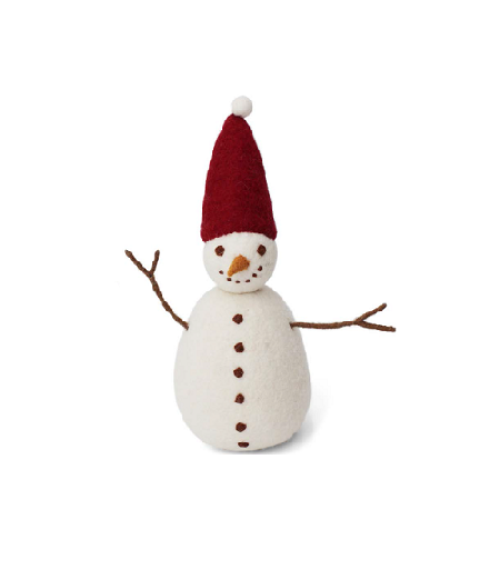 Large Snowman - Red Hat (27cm)