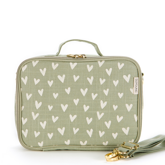 Little Hearts Sage Lunch Box