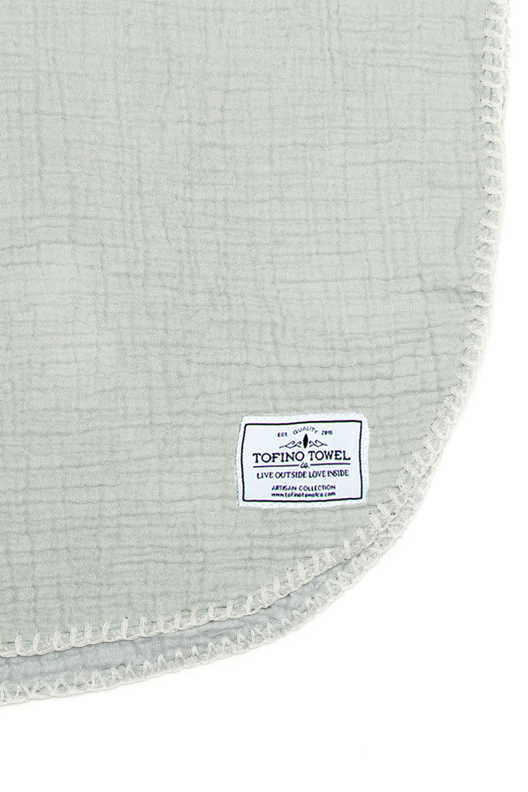 The Pebble Kids' Poncho - Sage