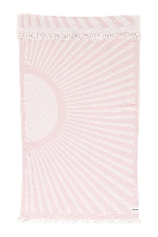 The Sun Flare Towel - Rose Smoke